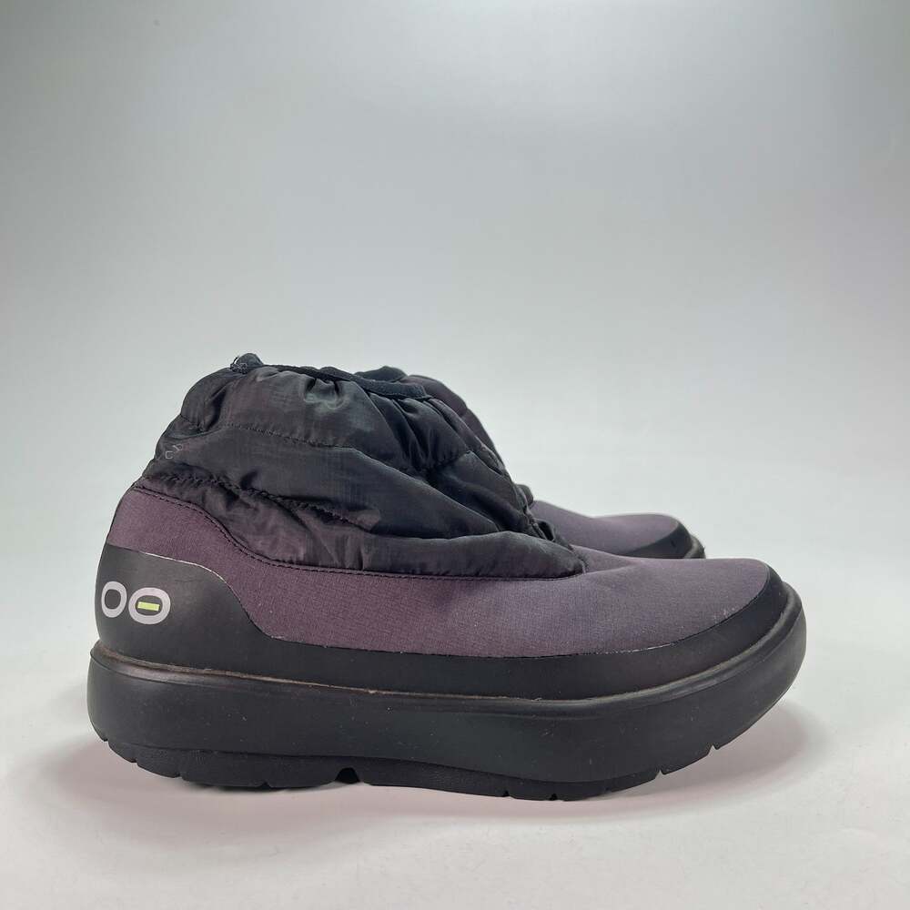 Oofos OOcoozie Low Black Insulated Recovery Slip On Shoes Women's Size 7